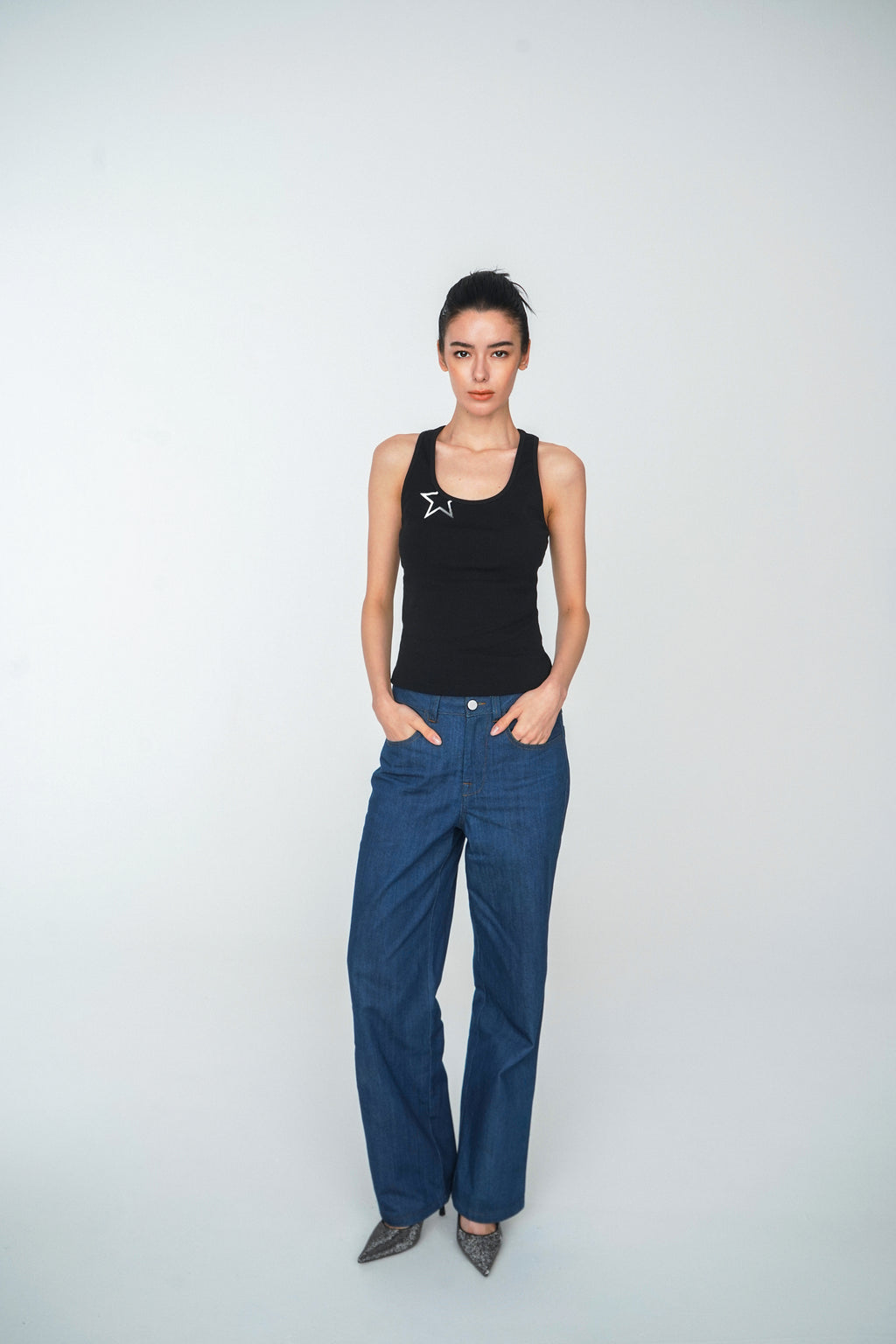 FRAME JEAN - DARK NAVY BLUE