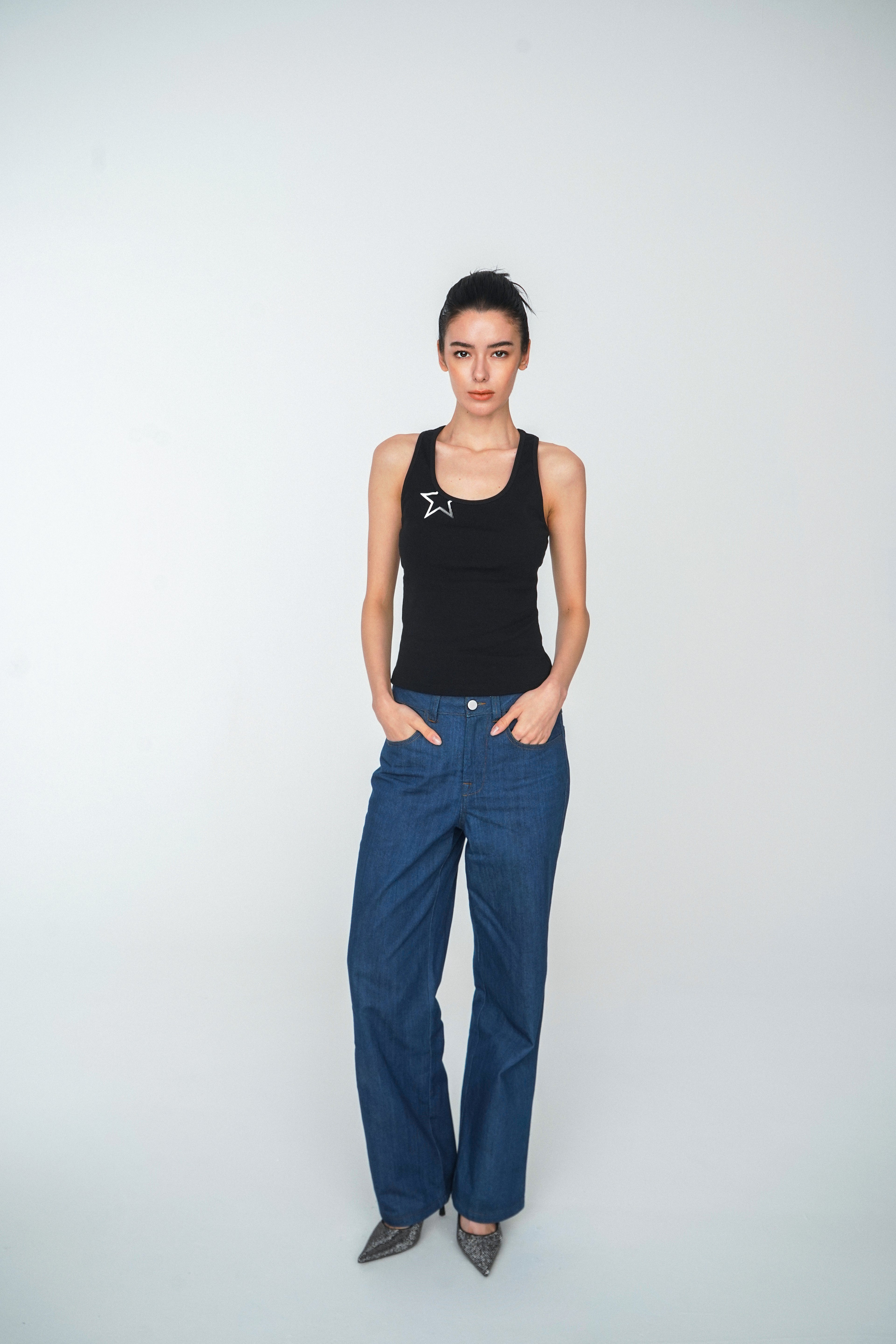FRAME JEAN - DARK NAVY BLUE